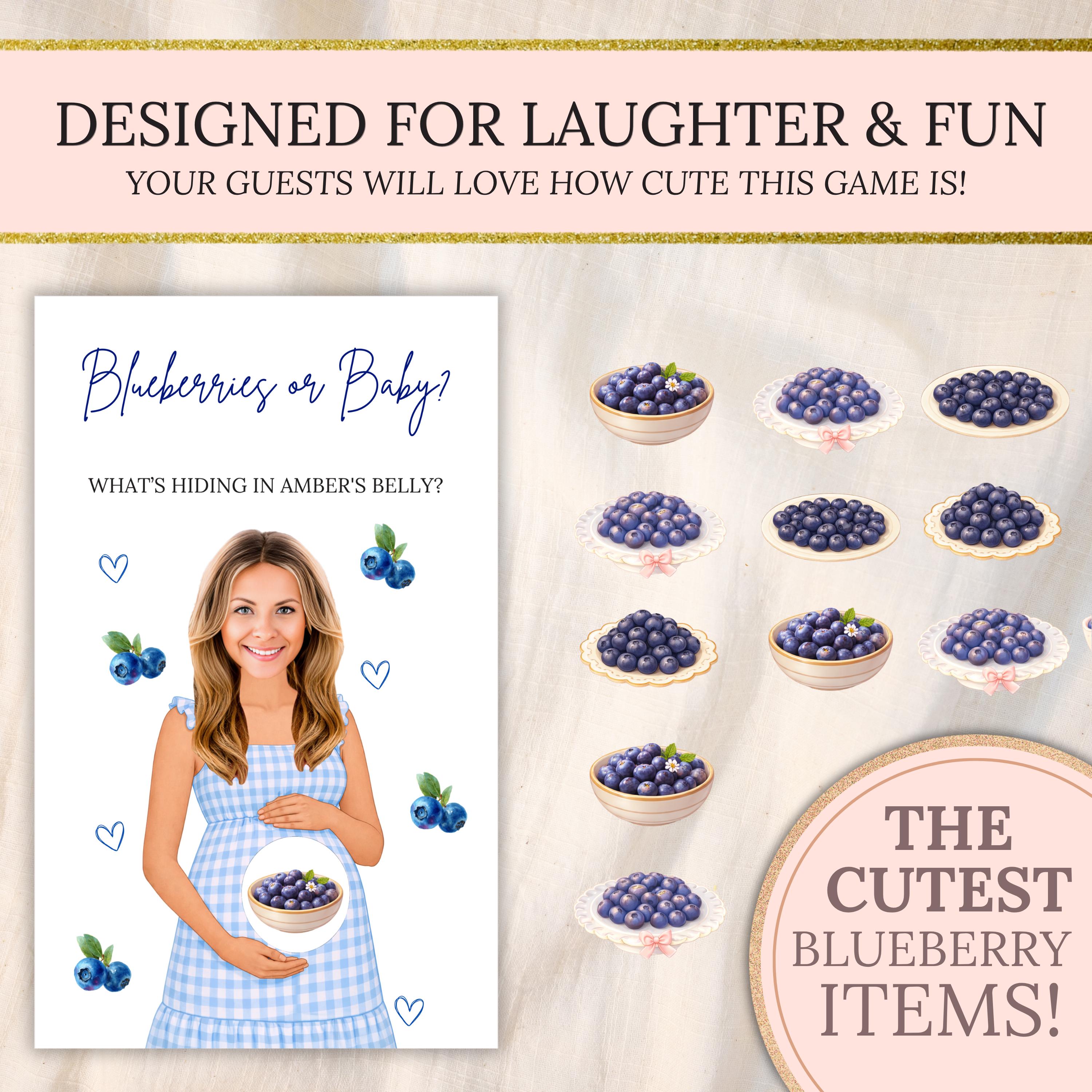 Blueberry Baby Shower Game Berry Sweet Boy Baby Shower Blueberries or Baby Someone Berry Sweet Is On The Way