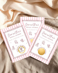 Whimsical Pink Bridal Shower Game, Pink Striped Bridal Shower Scratch Off Game Hand Drawn Wedding Shower Activity PRINTED + SHIPPED - CÔTIER BRAND