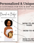 Funny Custom Black Baby Shower Scratch Off Game Brunch or Baby? Baby Shower Scratch Off Tickets African American Baby Shower Games Mom To Be