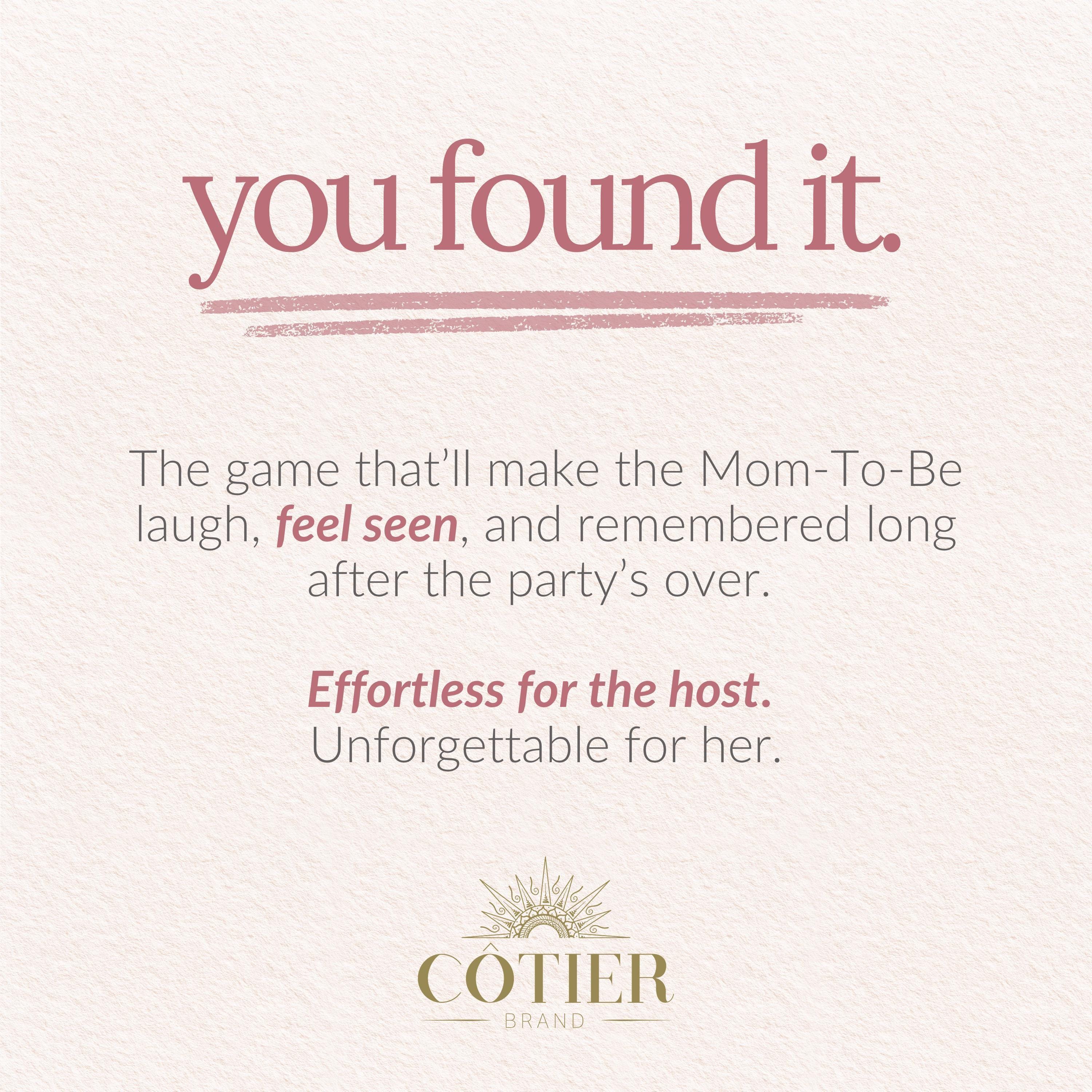 You found it.