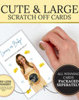 Custom Mediterranean Baby Shower Game Amalfi Coast Baby Shower Scratch Off Game Lemons or Baby? Summer Italian Themed Yellow Blue Ciao - CÔTIER BRAND