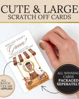 Personalized Love Is Brewing Bridal Shower Scratch Off Game Who Has Today's Groom Scratch Off Game Coffee Themed Wedding Shower Printed - CÔTIER BRAND
