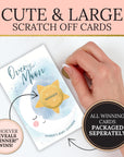Over The Moon Baby Shower Game Personalized Moon and Stars Baby Shower Scratch Off Game Boho Celestial Baby Shower Boy Theme