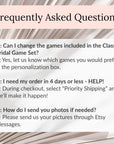 Personalized Shes Fresh Off The Market Game Bundle, Sage Green Guess The Dress, Would She Rather, He Said She Said, Find The Guest Bingo
