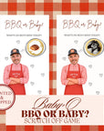 Baby Q BBQ or Baby? Shower Scratch Off Game Cards (Printed & Shipped) - CÔTIER BRAND