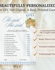 PRINTED + SHIPPED Blue Fresh Off The Market Bingo Game, Find The Guest Bingo Party Game, Boho Farmers Market Bridal Shower Bingo, Wedding