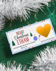Personalized Kids Christmas Scratch Off Voucher Surprise Trip Gift Ticket Reveal Blue Holiday Coupon - CÔTIER BRAND