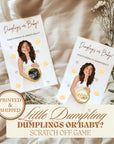 Baby Shower Game Bao Dumpling Baby Shower Scratch Off Game Little Dumpling or Baby Party Activity Kawaii Themed - CÔTIER BRAND