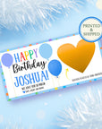 Custom Blue Birthday Gift Voucher Scratch Off Ticket Surprise Birthday Reveal Card For Son Husband Boyfriend Scratch To Reveal You're Going - CÔTIER BRAND