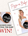 Custom Baby Shower Scratch Off Game Pizza or Baby? Italian Baby Shower Scratch Off Special Delivery Baby Shower Games Slice Slice Baby Theme