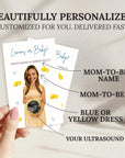 PRINTED + SHIPPED Personalized Ciao Bambino Baby Shower Game Italian Themed Baby Shower Lemons or Baby Shower Activity Citrus - CÔTIER BRAND
