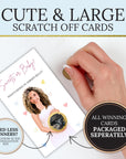 PRINTED + SHIPPED Valentine Baby Shower Game A Little Sweetheart Baby Shower Scratch Off Game Conversation Hearts Sweets or Baby? Custom