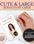 Funny Custom Baby Shower Scratch Off Game Pasta or Baby? Italian Baby Shower Scratch Off Tickets Pasta Baby Shower Games Ciao Baby Bambino