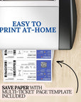 Travel Pregnancy Announcement Editable Pregnancy Announcement Plane Ticket Digital Boarding Pass Airline Ticket Pilot Pregnancy Announcement