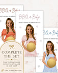 Girl Baby Q Baby Shower Game, Pink BBQ or Baby? Baby Shower Scratch Off Game Cards, BBQ Themed Baby Shower Sprinkle (Printed & Shipped) - CÔTIER BRAND