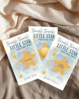 Twinkle Twinkle Little Star Baby Shower Game Personalized Moon and Stars Baby Shower Scratch Off Game Boho Celestial Baby Shower - CÔTIER BRAND