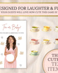 Personalized Tea Party Baby Shower Game A Baby Is Brewing Scratch Off Game Time For Tea With The Mom To Be Unique Printed Afternoon Tea Boho