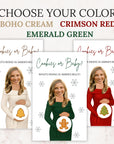 Personalized Christmas Baby Shower Game Holiday Baby Shower Scratch Off Game Merry Little Baby Shower Red Winter Themed Snowflakes Cookies