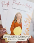Custom Little Pumpkin Baby Shower Scratch Off Game Fall Pumpkin Themed Baby Shower Game Funny Fall In Love Activity Printed Boho Fun FALL01
