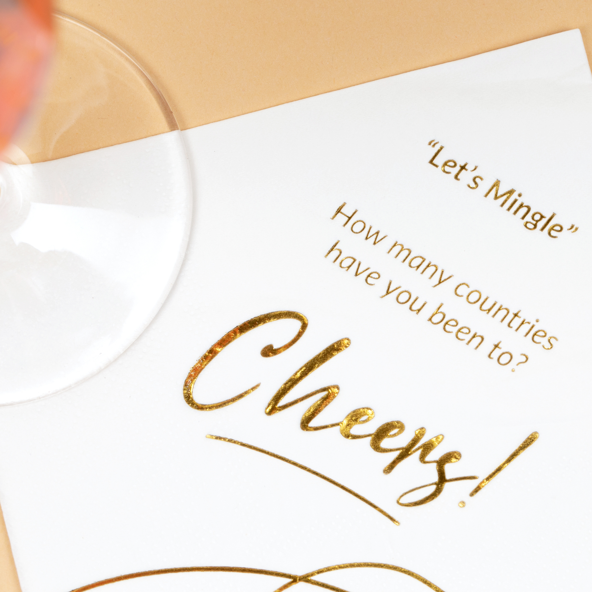 CONVOKINS® - Wedding Edition Conversation Starter Cocktail Napkins - CÔTIER BRAND