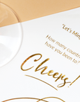 CONVOKINS® - Wedding Edition Conversation Starter Cocktail Napkins - CÔTIER BRAND