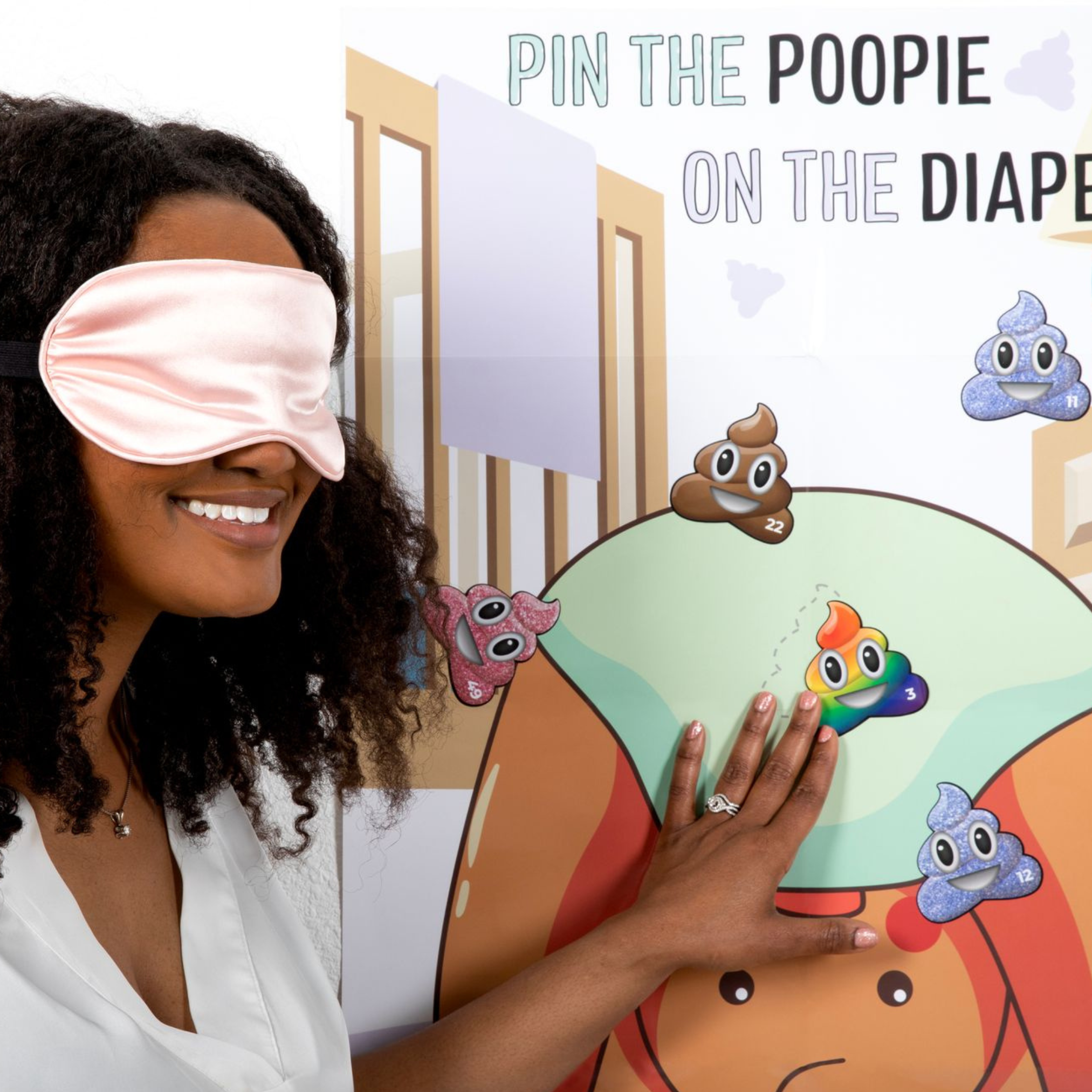 Pin The Poopie On The Diaper® - Baby Shower Game - CÔTIER BRAND