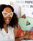 Pin The Poopie On The Diaper® - Baby Shower Game - CÔTIER BRAND