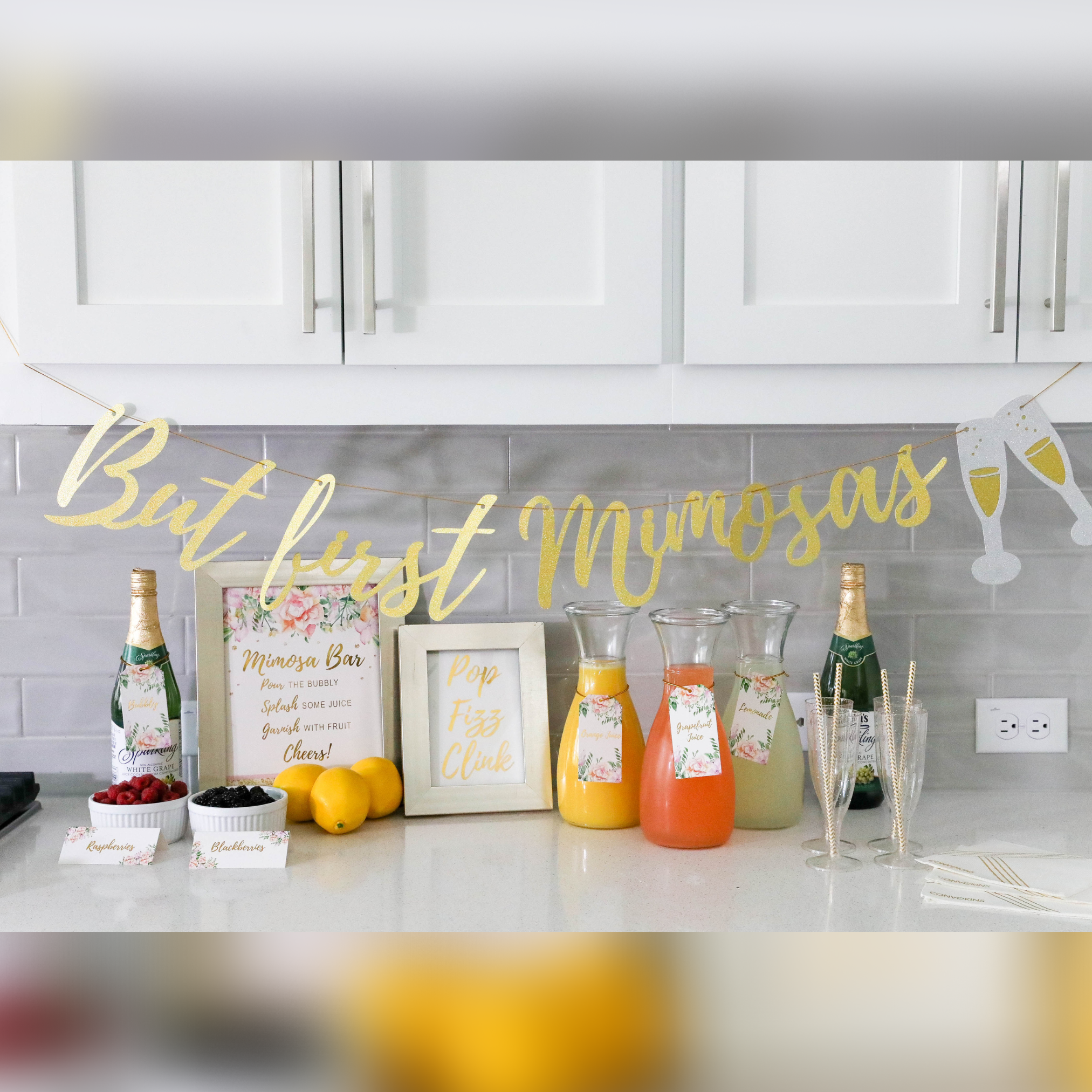 Mimosa Bar Decoration Kit - CÔTIER BRAND