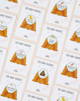 Did Baby Poopie?® Baby Shower Poop Emoji Lottery Game - Brown Baby Edition - CÔTIER BRAND